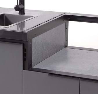 outdoor kitchen airflow system